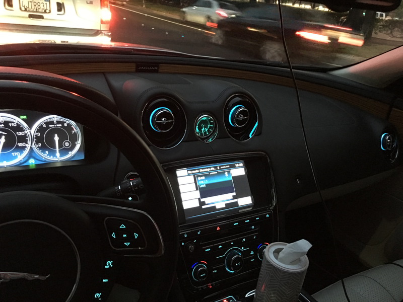 Another unique touch: the XJ’s mood lighting is highlighted by illuminated climate control vents, rather than random character lines. The colour cannot be changed—I’m guessing the 2016 facelift fixed this. As it is, the turquoise is not my cup of Earl Grey tea.